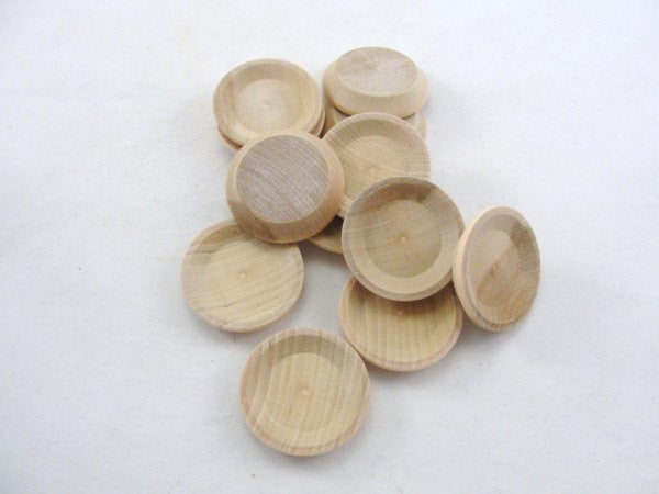 Miniature wooden plate 1 1/2" set of 6 - Wood parts - Craft Supply House