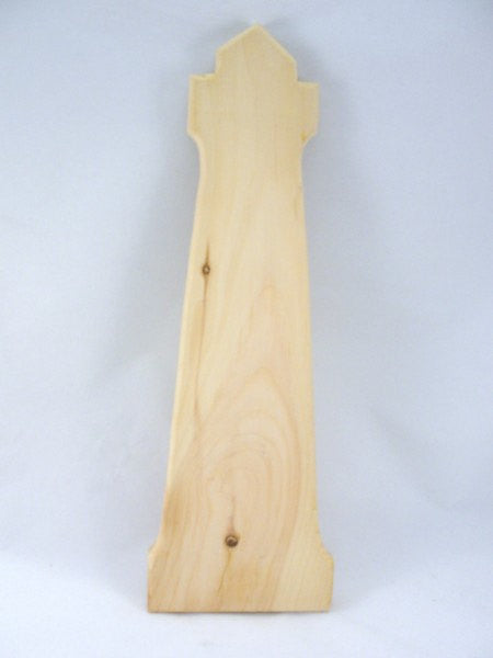 Wooden lighthouse cutout, large lighthouse cutout, handmade - Wood parts - Craft Supply House