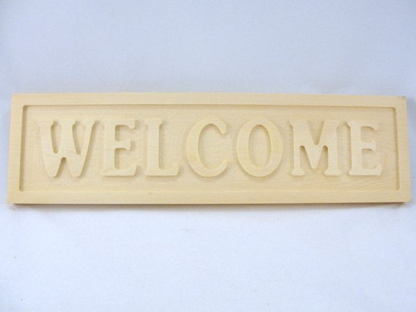 Welcome sign with birdhouses DIY unfinished - Wood parts - Craft Supply House