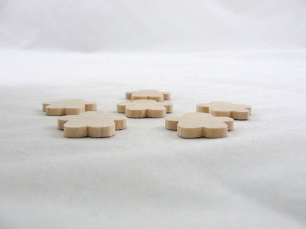 Gingerbread Boy Man wood unfinished DIY set of 6 medium of 3 sizes - Wood parts - Craft Supply House