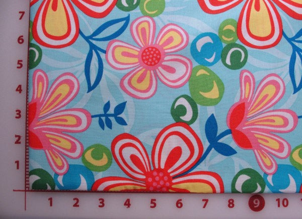 Wild flower print Hawaiian fabric yardage - Fabric - Craft Supply House