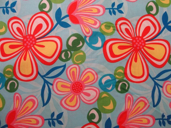 Wild flower print Hawaiian fabric yardage - Fabric - Craft Supply House