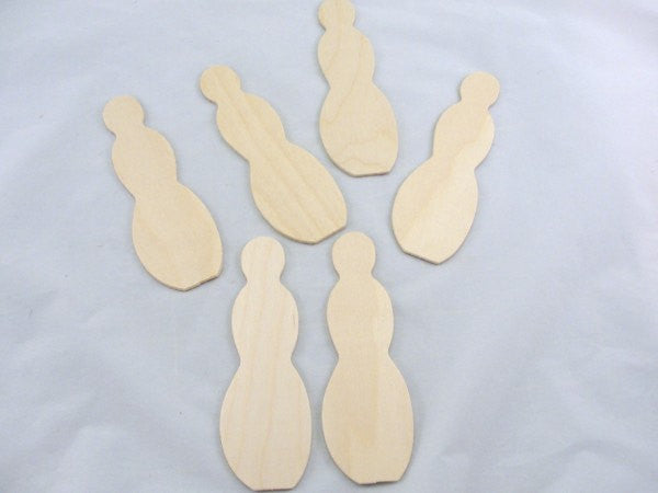 Snowman primitive 6" set of 6 - Wood parts - Craft Supply House