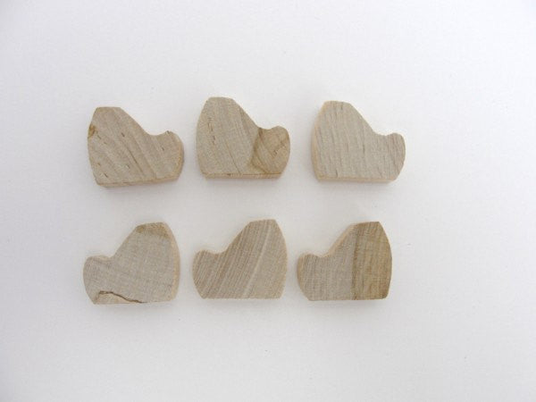 Wooden sitting body cutout set of 6 - Wood parts - Craft Supply House