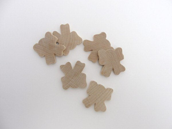 Wooden bow, unfinished 1 3/8" tall, 1 1/4" wide set of 6 - Wood parts - Craft Supply House