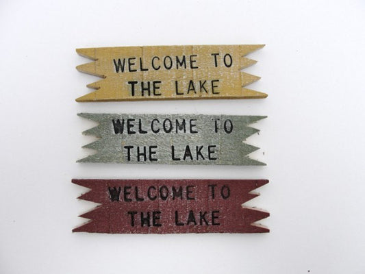 Welcome to the Lake sign - General Crafts - Craft Supply House