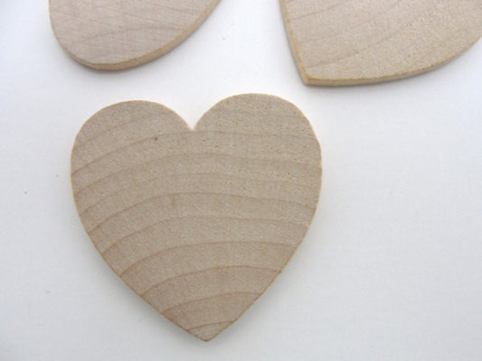 Wooden hearts 1 1/2 inch (1.5") wide 1/8 inch thick - Wood parts - Craft Supply House