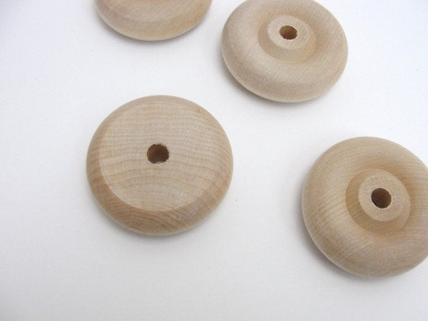 Wooden toy wagon wheel set of 4 - Wood parts - Craft Supply House