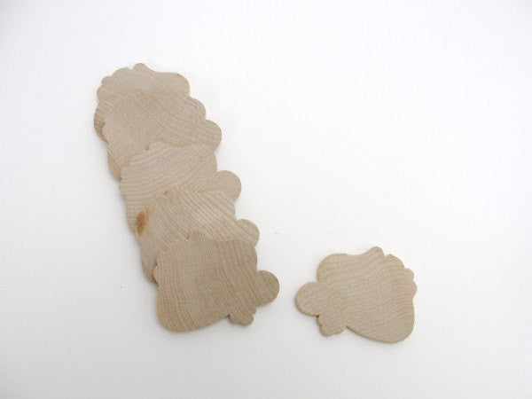 Flying angel wood cutout set of 6 - Wood parts - Craft Supply House