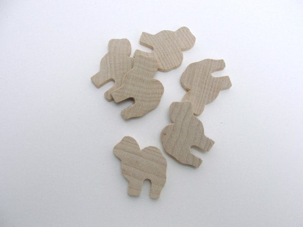 Camel cutout set of 6 - Wood parts - Craft Supply House