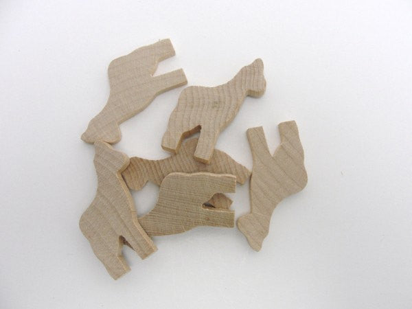 Giraffe cutout set of 6 - Wood parts - Craft Supply House