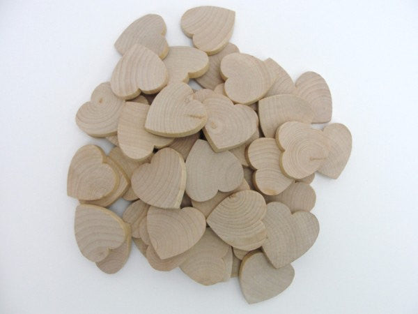 Wooden hearts 1 3/4 inch wide 1/4 inch thick - Wood parts - Craft Supply House
