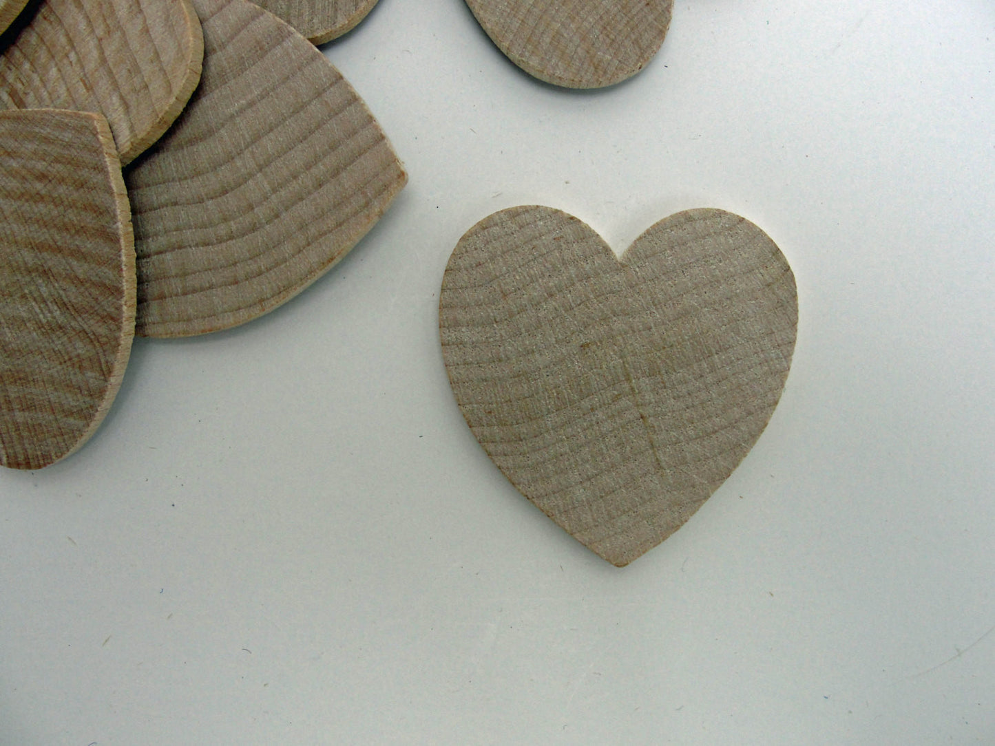 Wooden hearts 1 3/4 inch (1.75")  wide 1/8" thick - Wood parts - Craft Supply House
