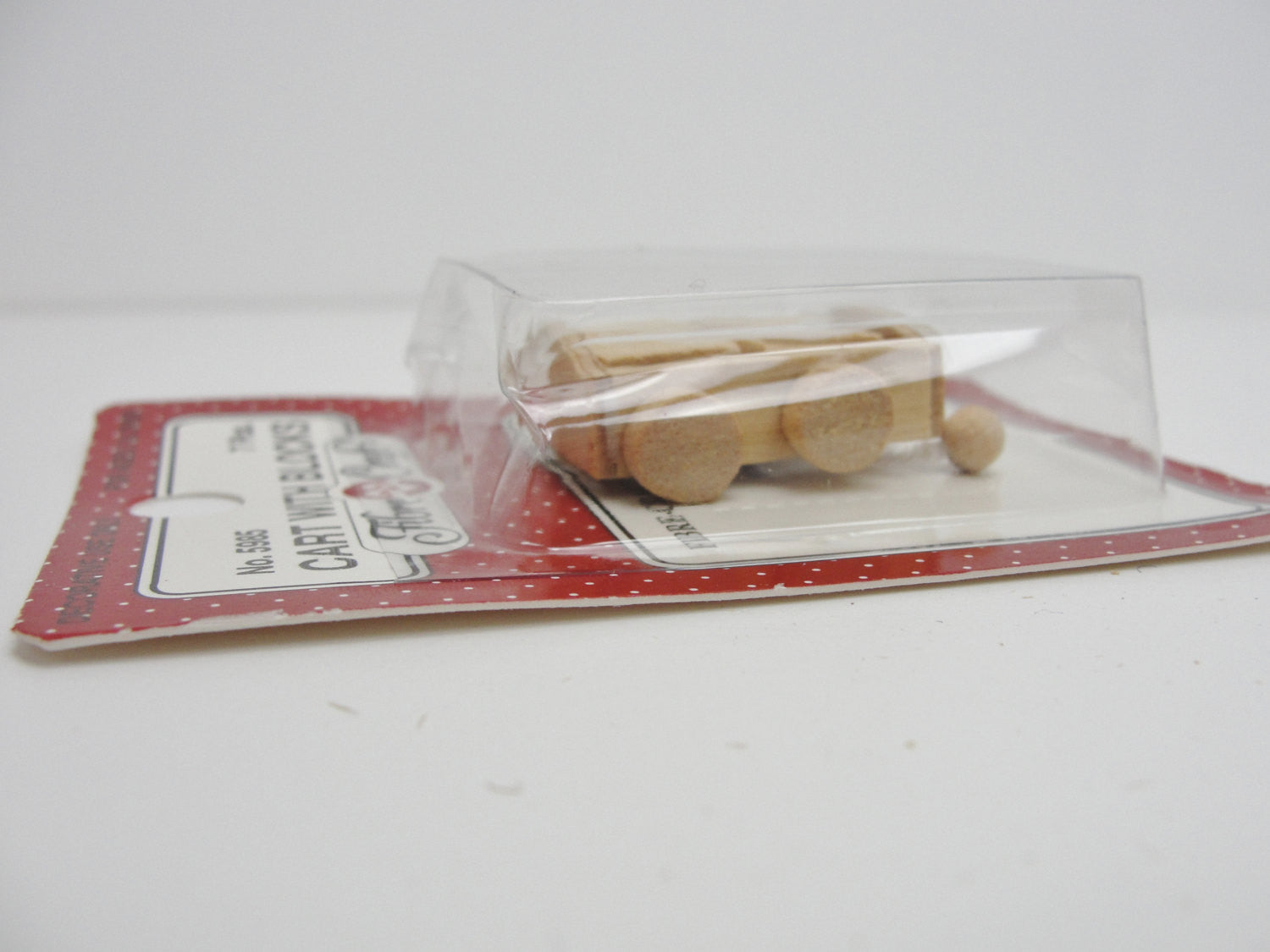 Miniature wagon with blocks, dollhouse toy wagon, DIY miniature - Wood parts - Craft Supply House
