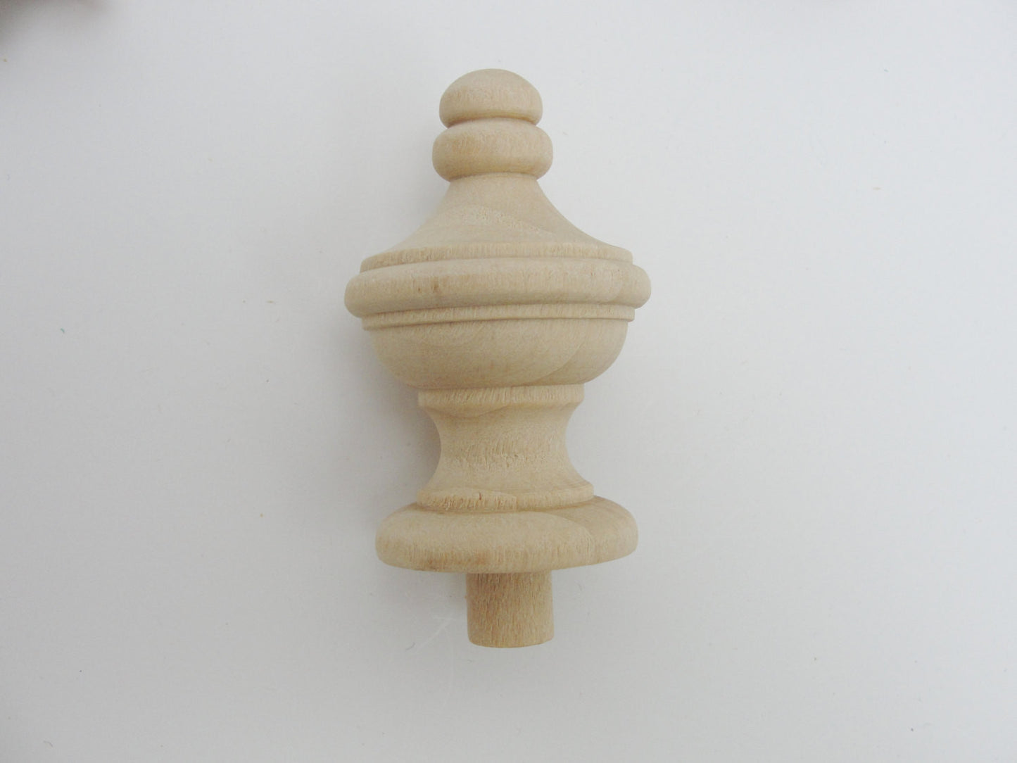 Wooden finial set of 4 - Wood parts - Craft Supply House