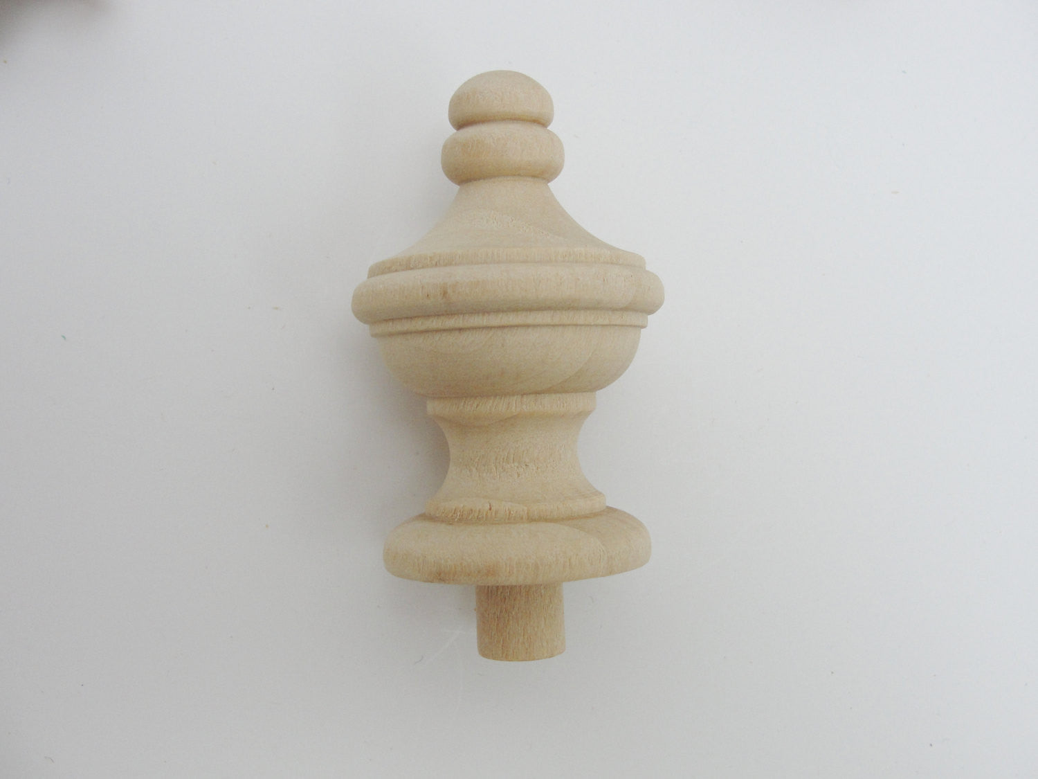 Wooden finial set of 4 - Wood parts - Craft Supply House