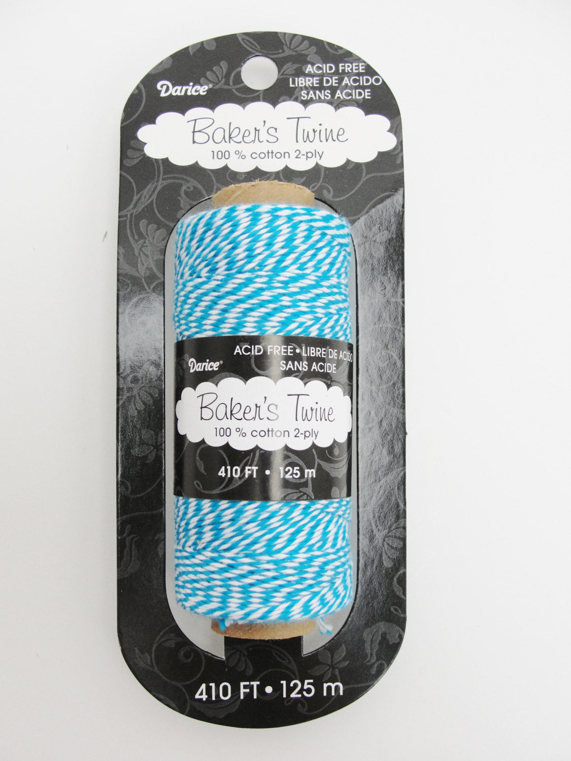 Blue and white baker's twine, 410 feet, 136 yards - General Crafts - Craft Supply House