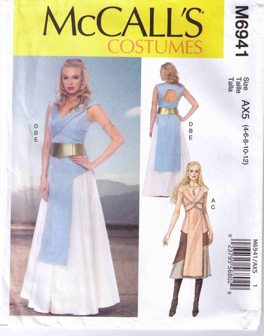 Greecian tabard, skirt, belt McCall's 6941 Adult sizes 4, 6, 8, 10, 12 - Patterns - Craft Supply House