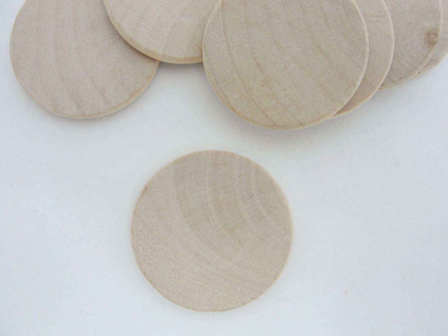 Wooden Disc Circles1 1/4" rounded edges 1/8" thick - Wood parts - Craft Supply House