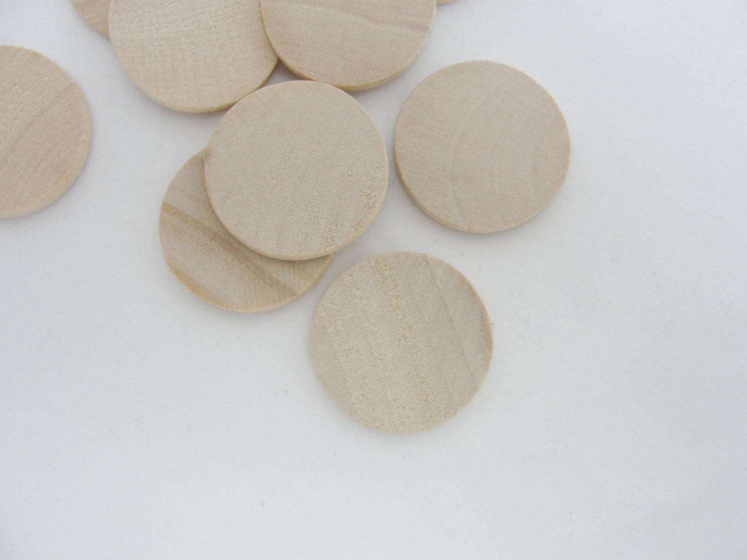 Wooden Circle disc 1" x 1/8" thick - Wood parts - Craft Supply House