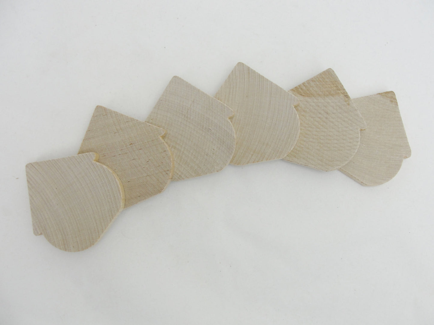 Large wooden birdhouse cutout Cardinals Cabin set of 6 - Wood parts - Craft Supply House