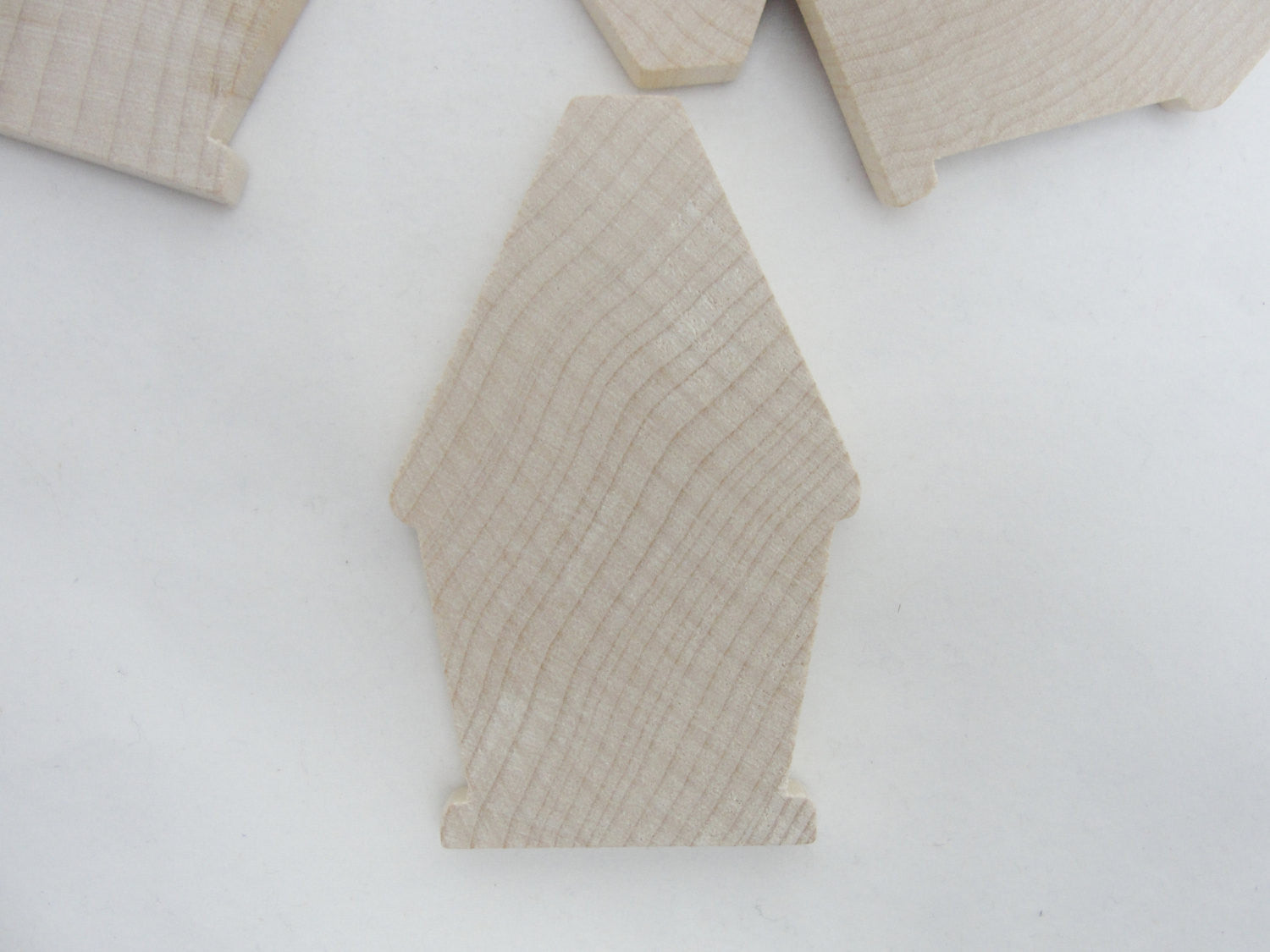 Large wooden birdhouse cutout Lark's loft set of 6 - Wood parts - Craft Supply House