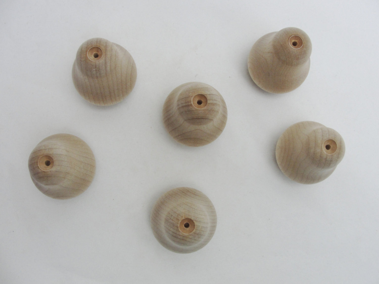 Small wooden pears set of 6 - Wood parts - Craft Supply House
