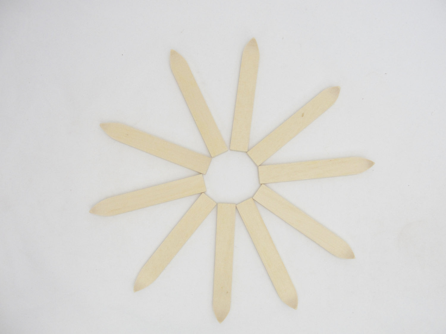 Miniature 5 inch wooden skis 5 pairs (10 individual skis) - Wood parts - Craft Supply House