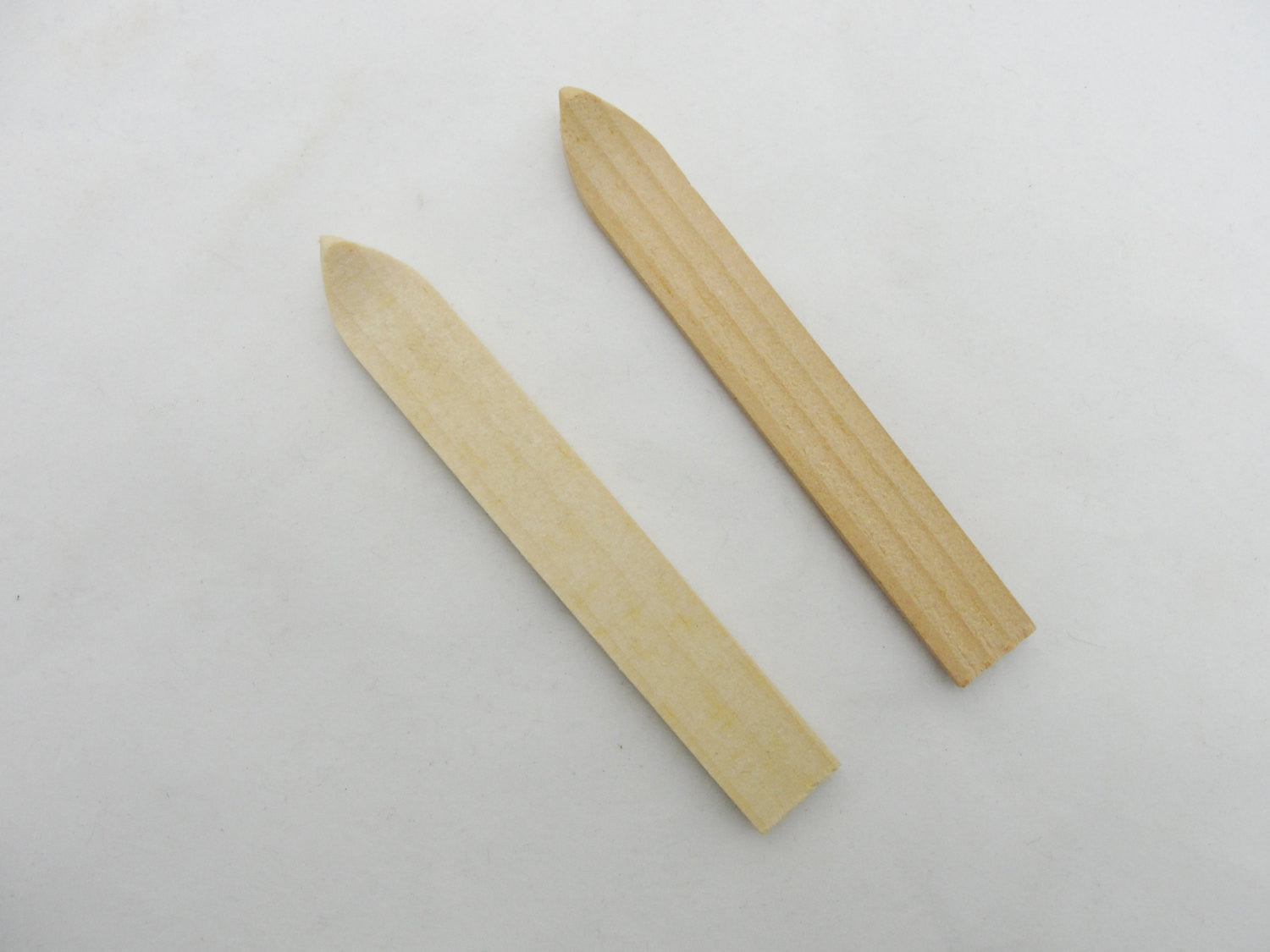 Tiny wooden skis 3 1/2" long 5 pairs - Wood parts - Craft Supply House