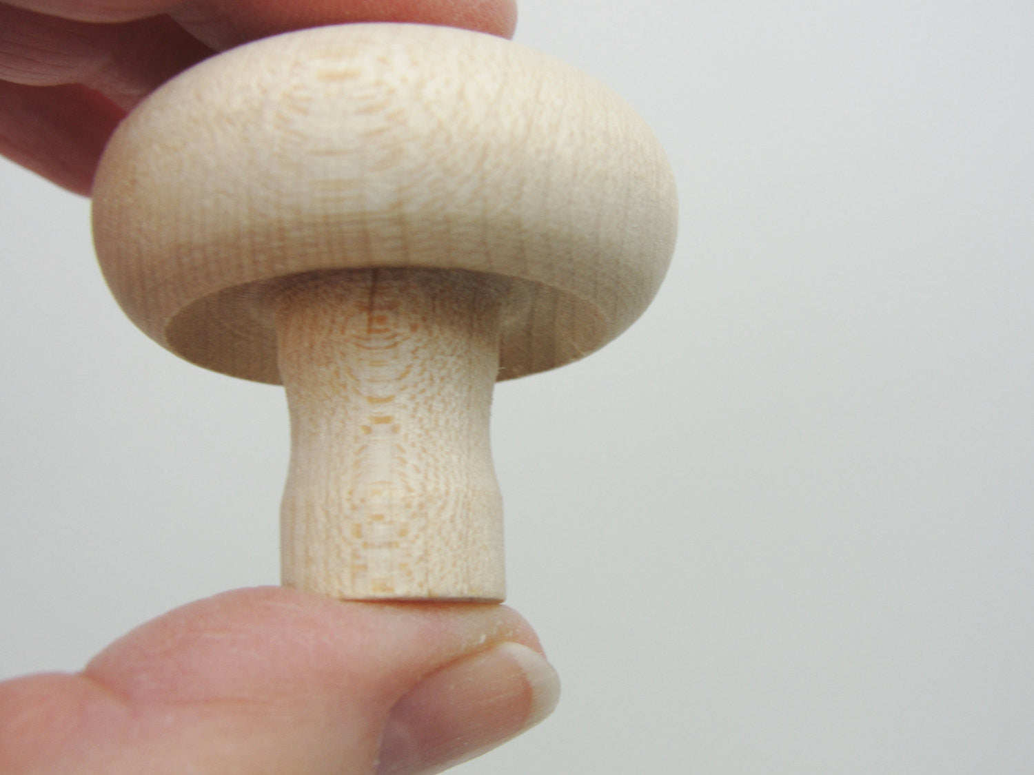 Small wooden mushroom set of 5 – Craft Supply House