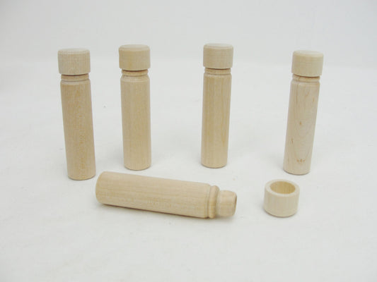 SECONDS Wooden needle case set of 5 - Wood parts - Craft Supply House