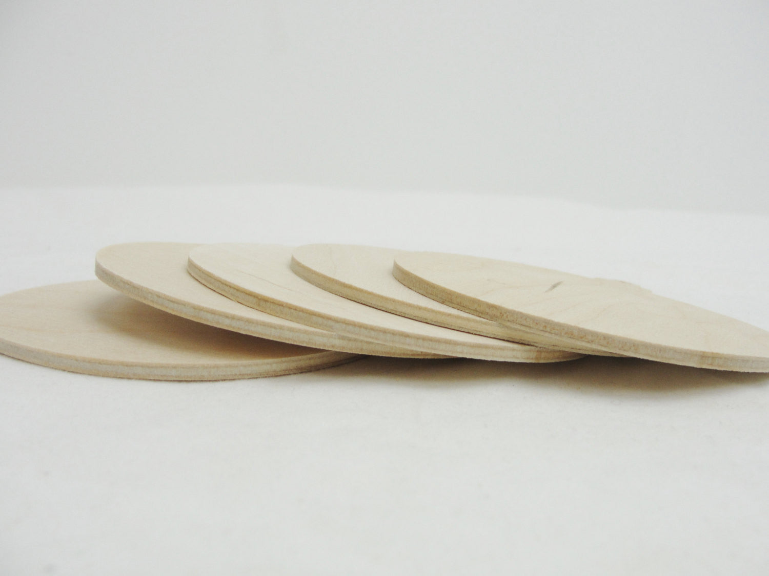 Round ornament cutout 3 1/2" set of 5 - Wood parts - Craft Supply House