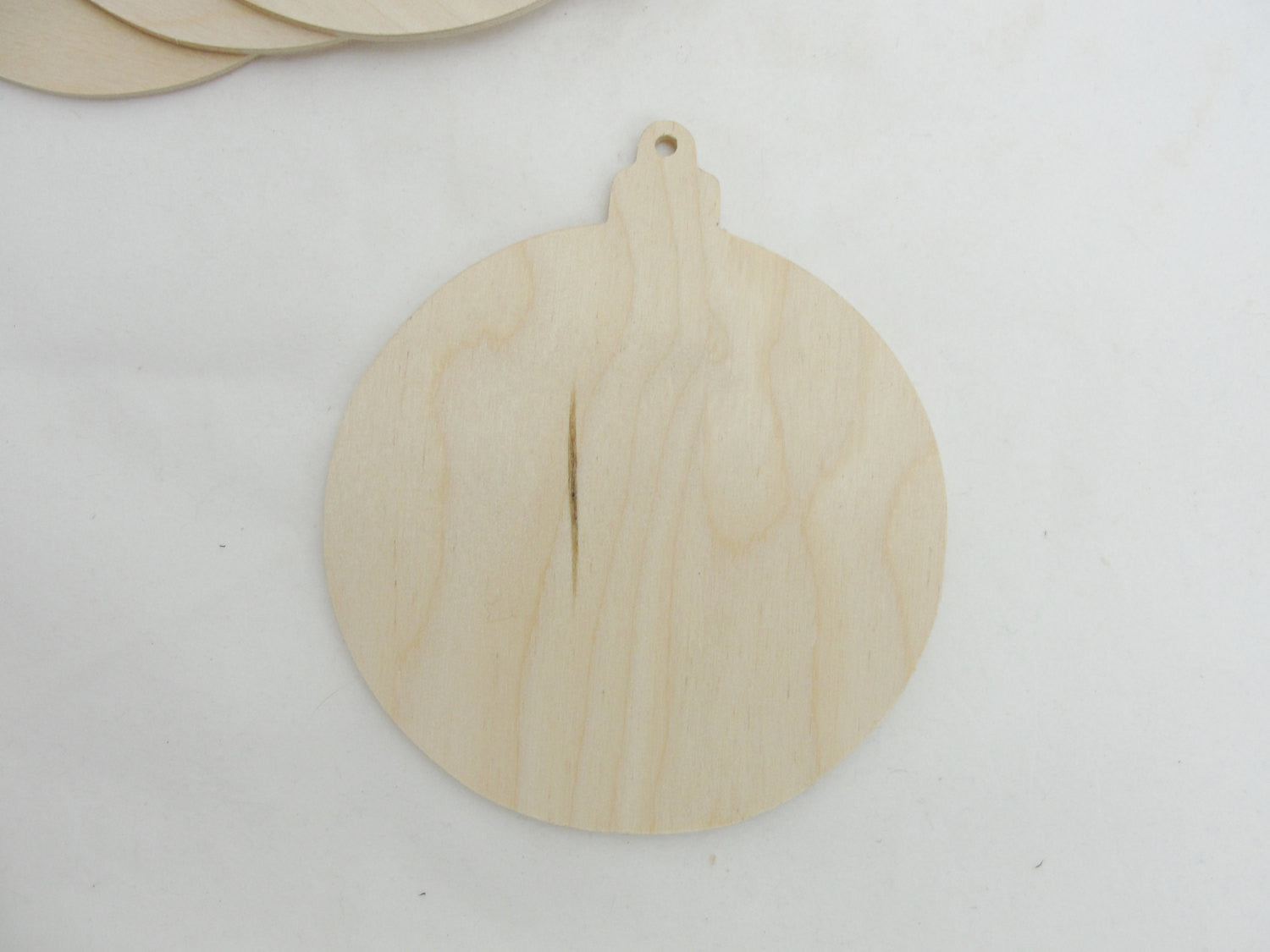 Round ornament cutout 3 1/2" set of 5 - Wood parts - Craft Supply House