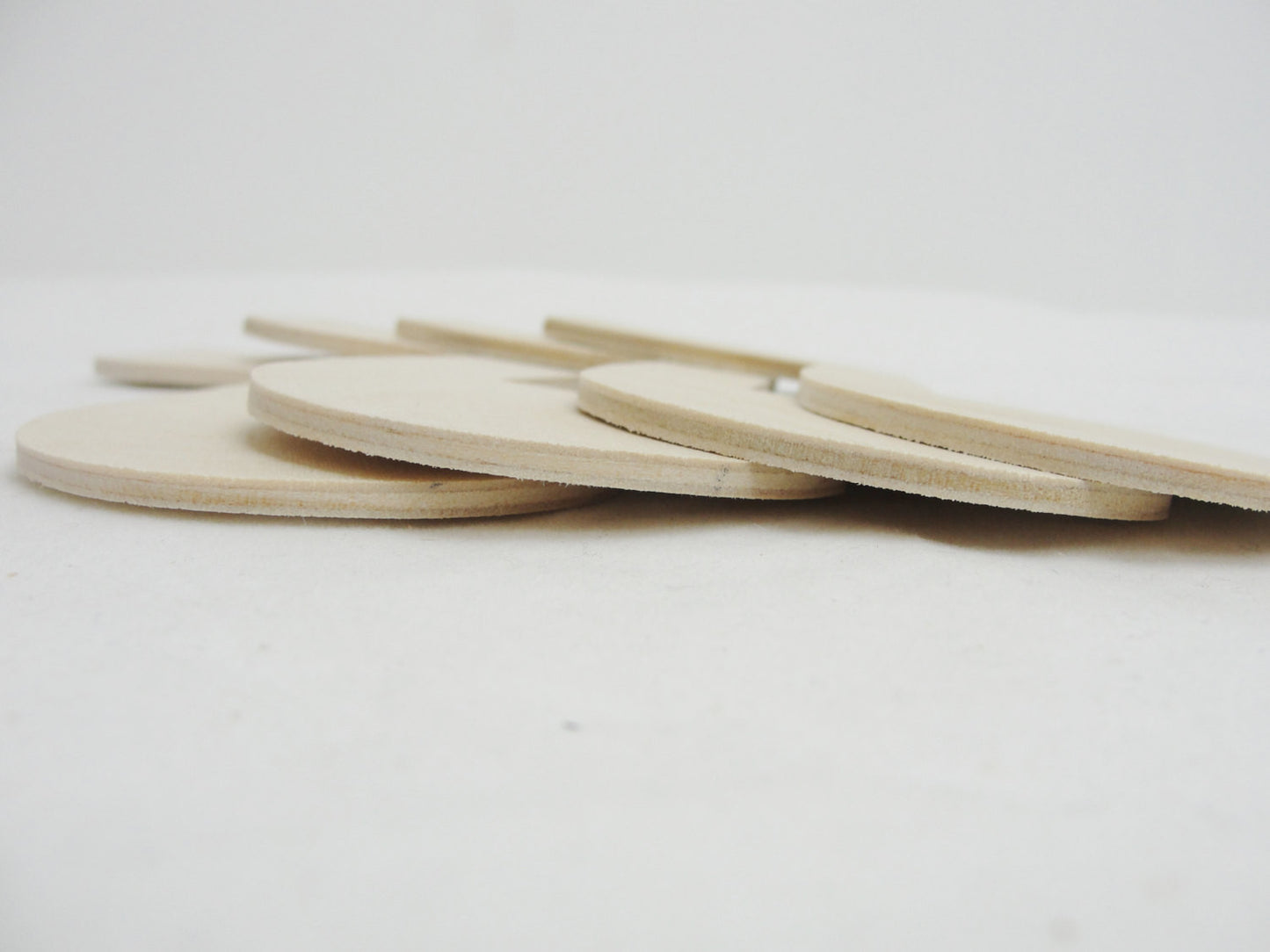 Large music note ornament set of 5 - Wood parts - Craft Supply House
