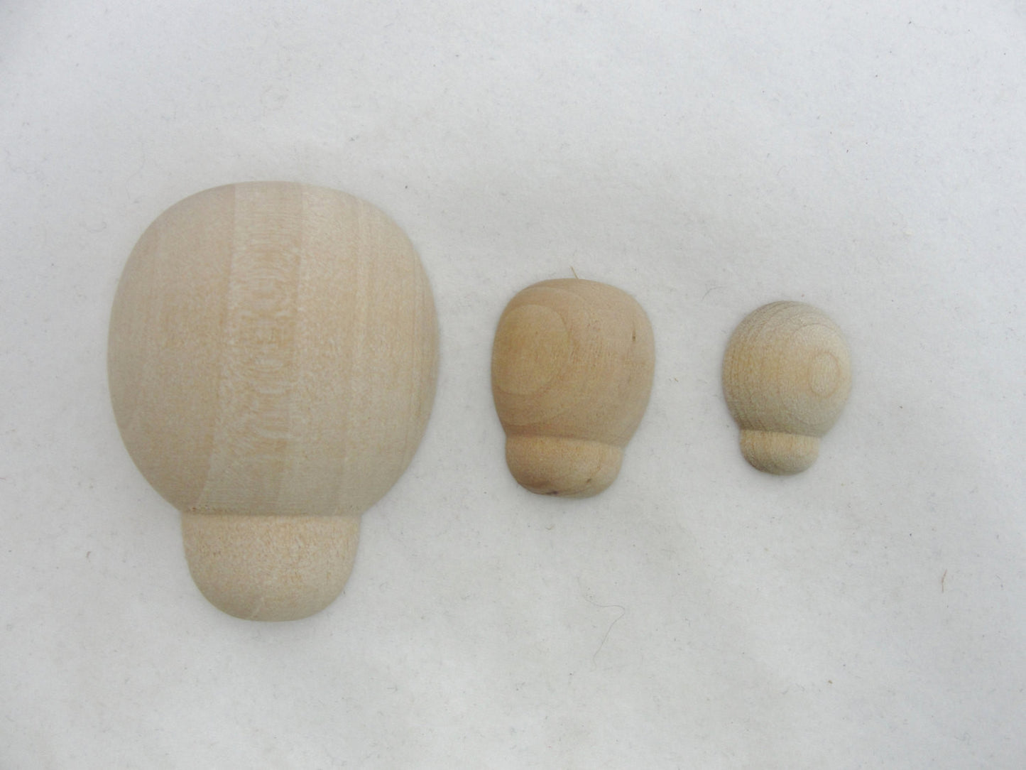 Tiny wooden Ladybug 3/4" long diy set of 6 - Wood parts - Craft Supply House
