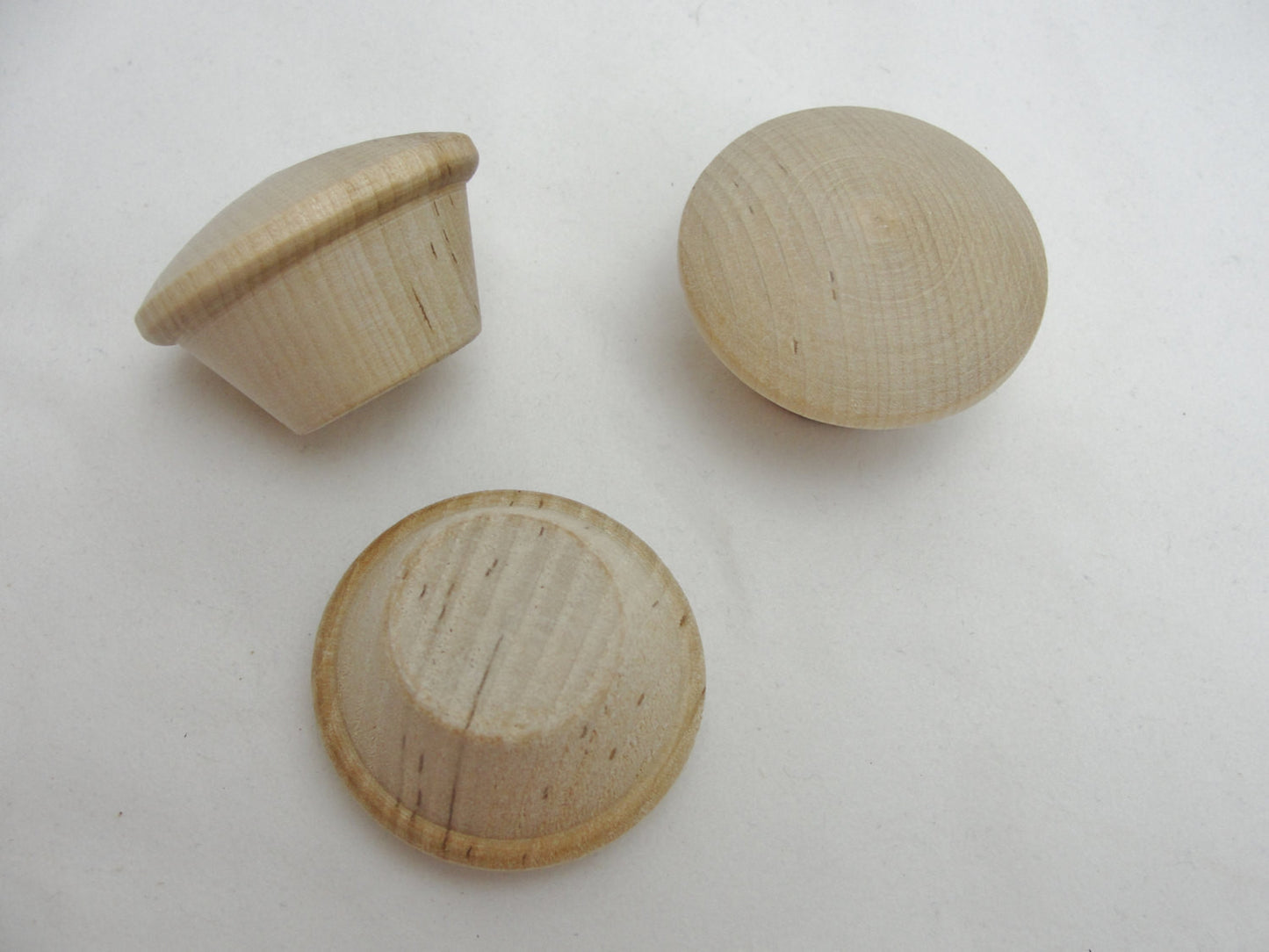 Miniature wooden cupcake set of 3 - Wood parts - Craft Supply House