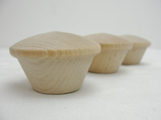 Miniature wooden cupcake set of 3 - Wood parts - Craft Supply House