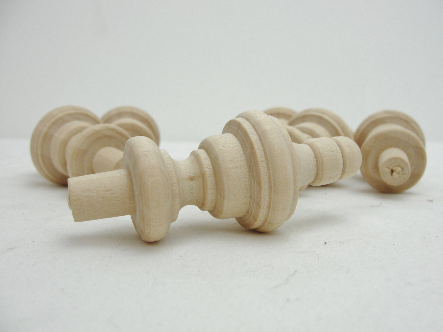 Small wooden finial set of 4 – Craft Supply House