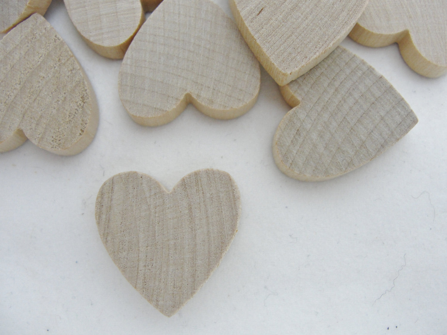 Wooden hearts 1 inch (1") wide, 1/4" thick - Wood parts - Craft Supply House