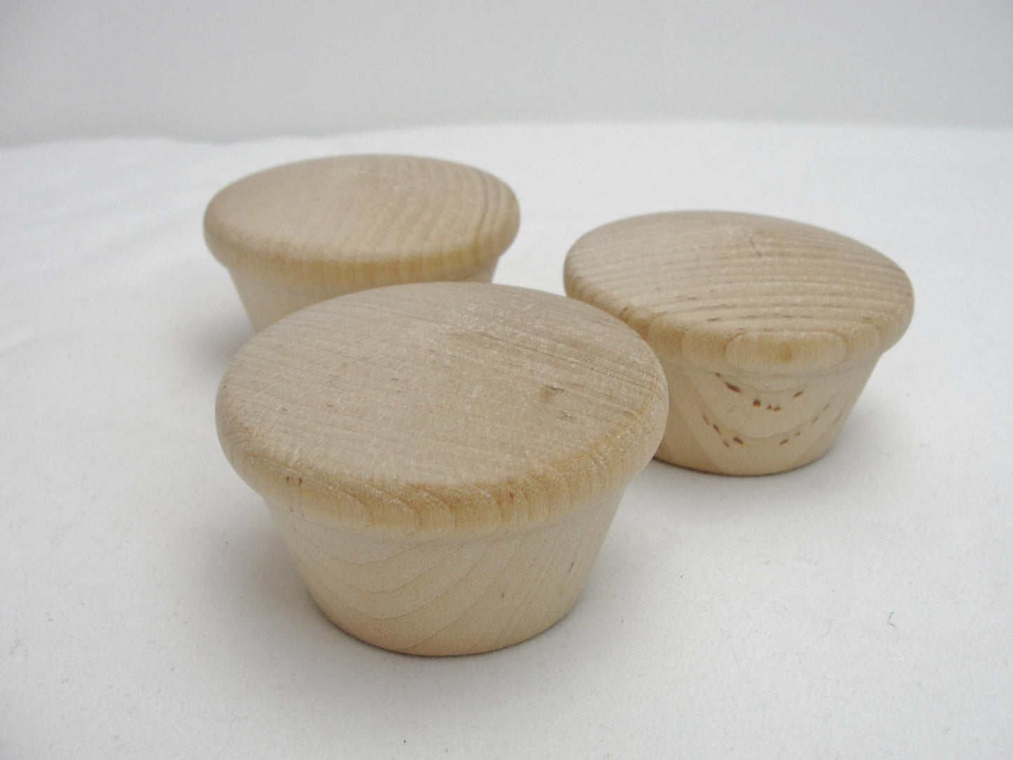 Large wooden cupcake set of 3 - Wood parts - Craft Supply House