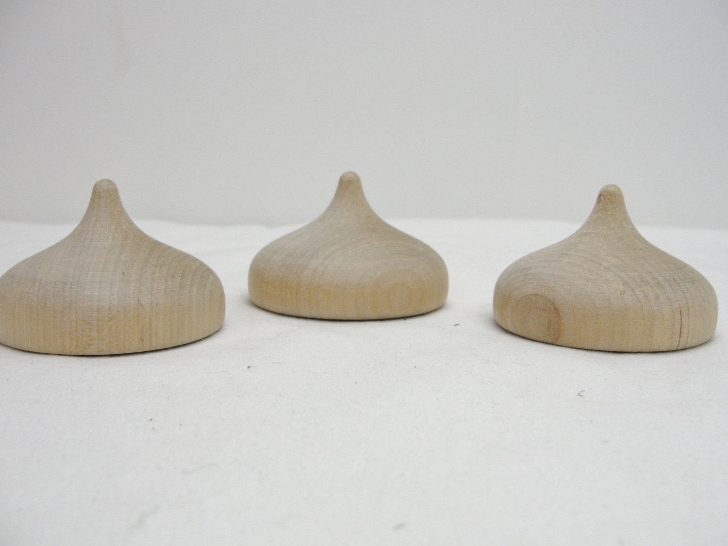Large wooden chocolate chip set of 3 - Wood parts - Craft Supply House
