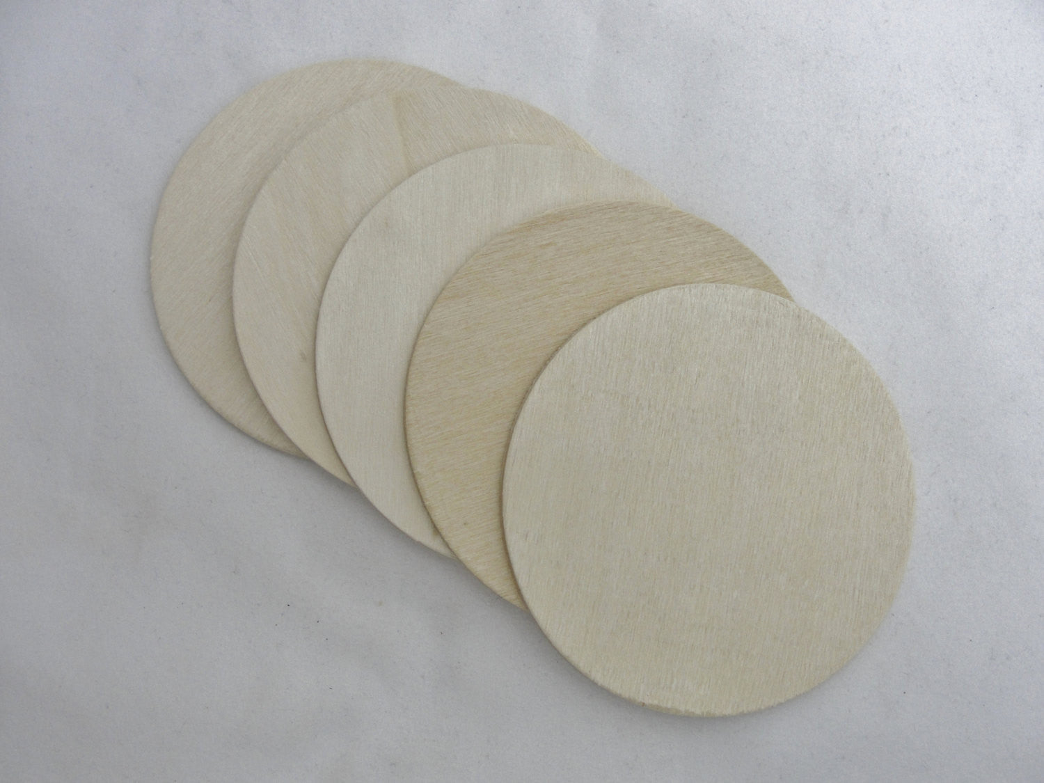 3 inch wooden circle disc 1/8" thick - Wood parts - Craft Supply House