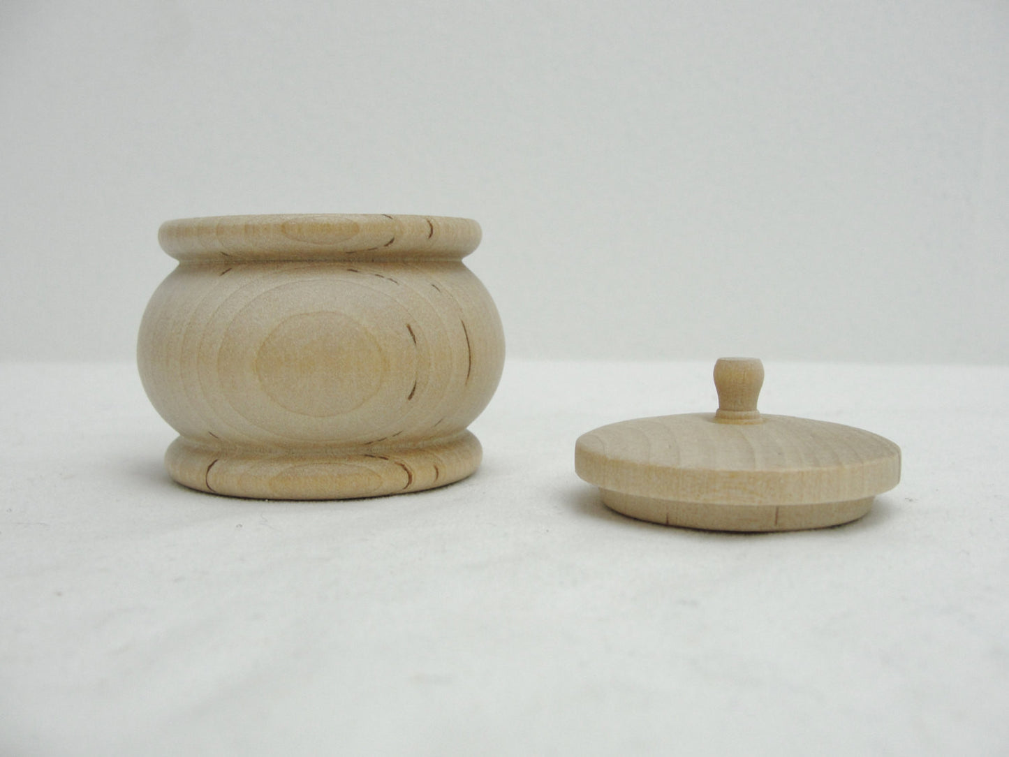 Wooden pumpkin jar, trinket box - Wood parts - Craft Supply House