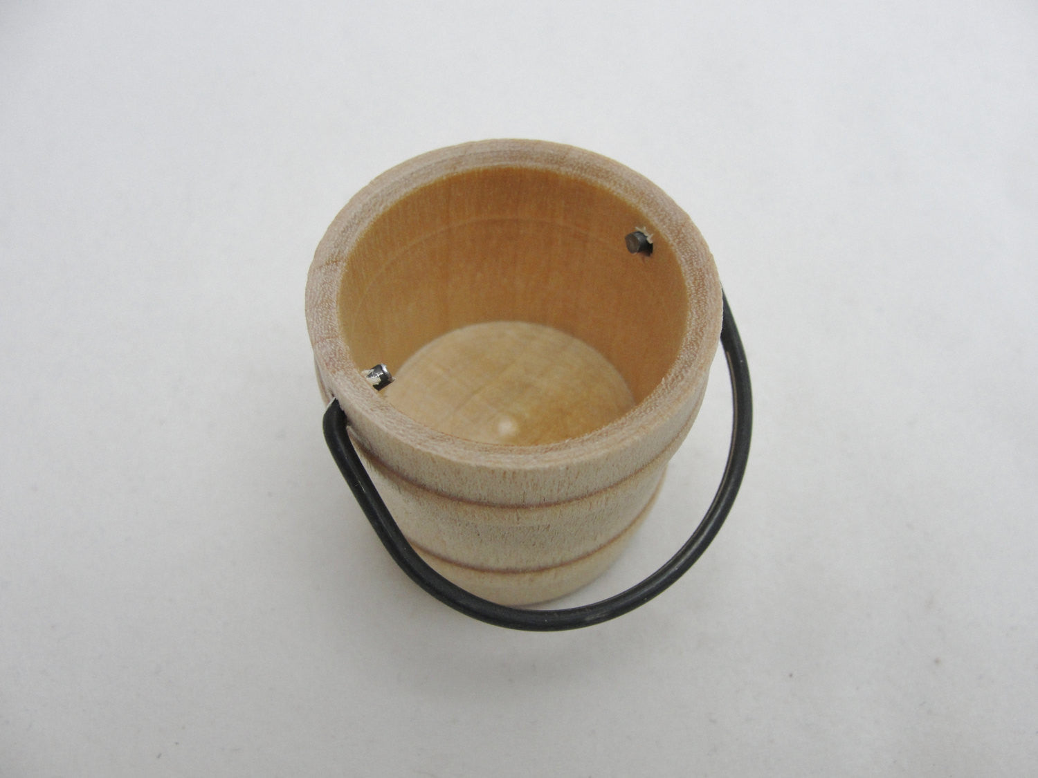 Miniature wood bucket - Wood parts - Craft Supply House