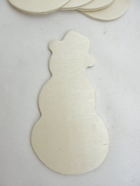 4" Snowman cutout set of 5 - Wood parts - Craft Supply House