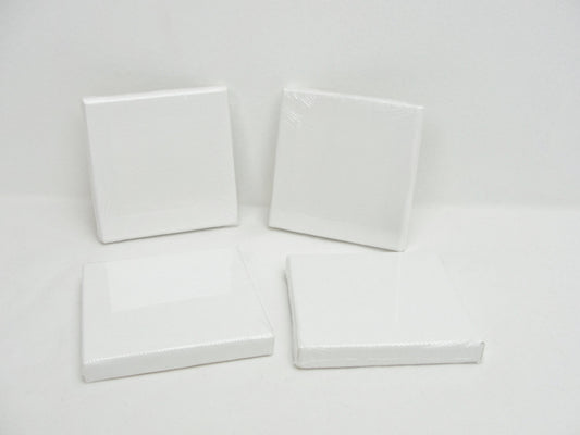 Mini artist canvas 3" x 3" set of 4 - Mixed Media Art Supplies - Craft Supply House
