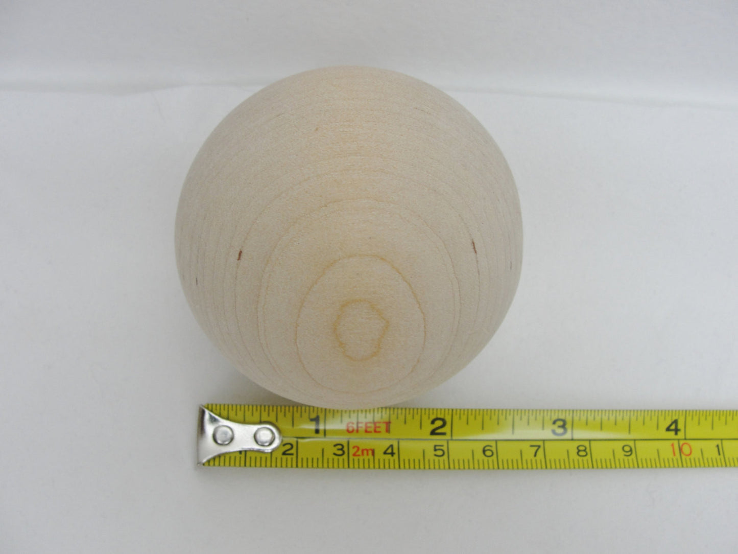 Large solid wooden 2.5" ball, 6.35 cm, 2 1/2" diameter - Wood parts - Craft Supply House