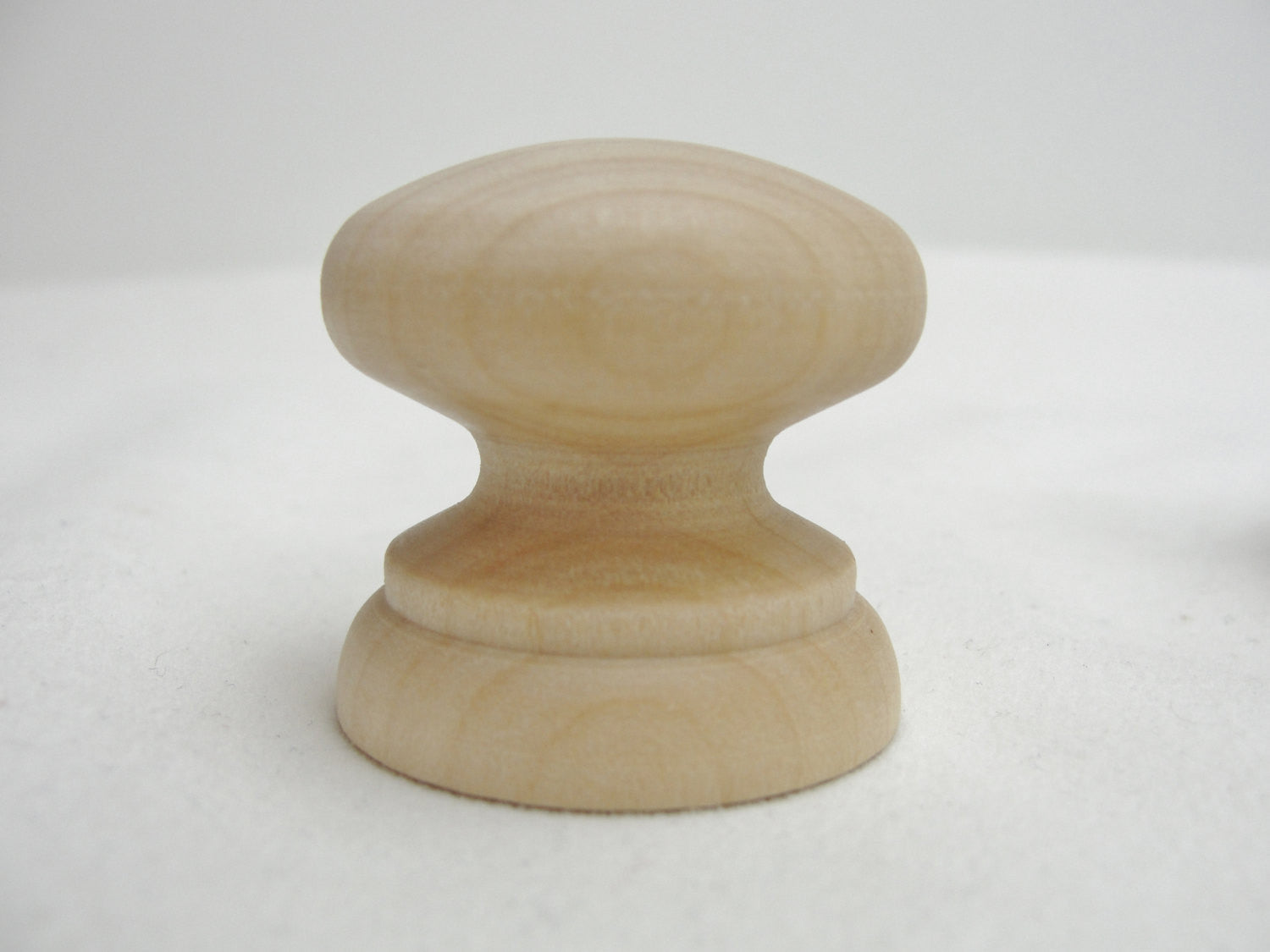 Wooden British drawer knobs 1.25" (1 1/4") set of 6 - Wood parts - Craft Supply House