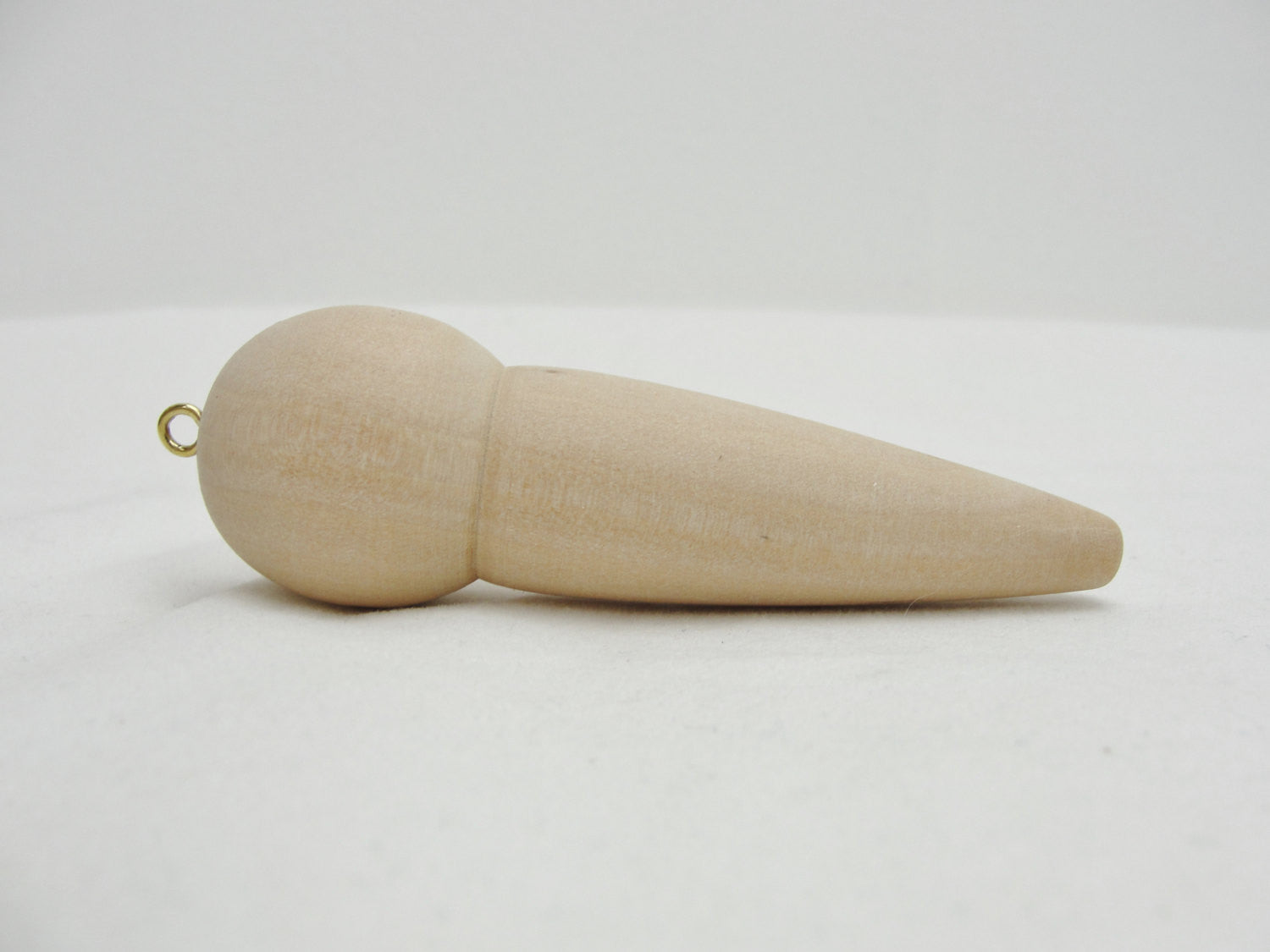 Wooden turned ice cream cone ornament - Wood parts - Craft Supply House