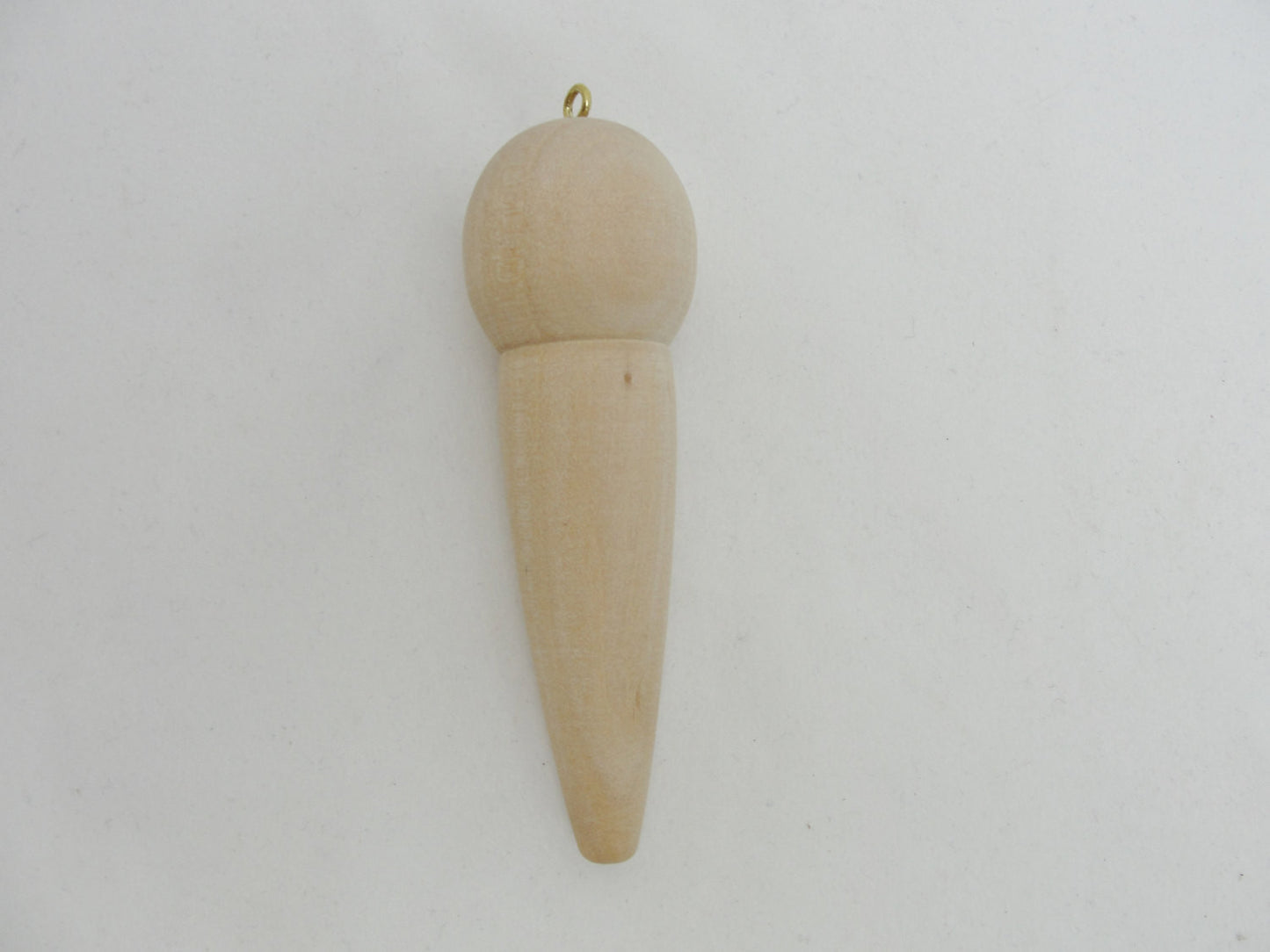Wooden turned ice cream cone ornament - Wood parts - Craft Supply House